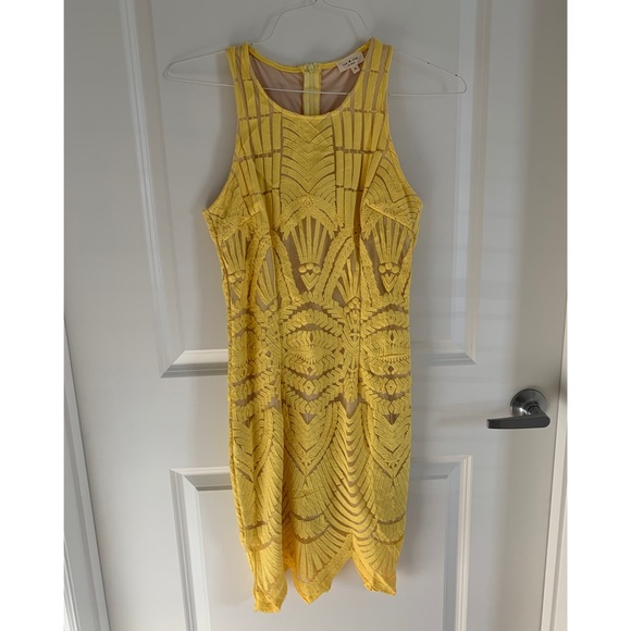 Yellow Mini Dress - Picture 2 of 4